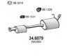 OPEL 5852926 Middle Silencer